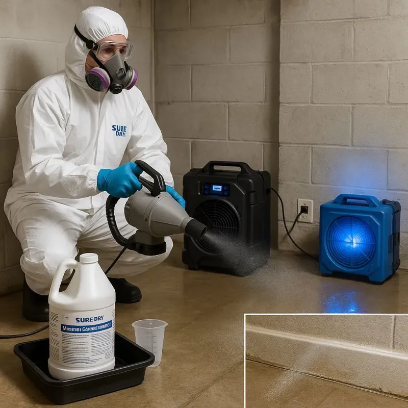 Sanitization and Odor Removal process in Cookeville, TN