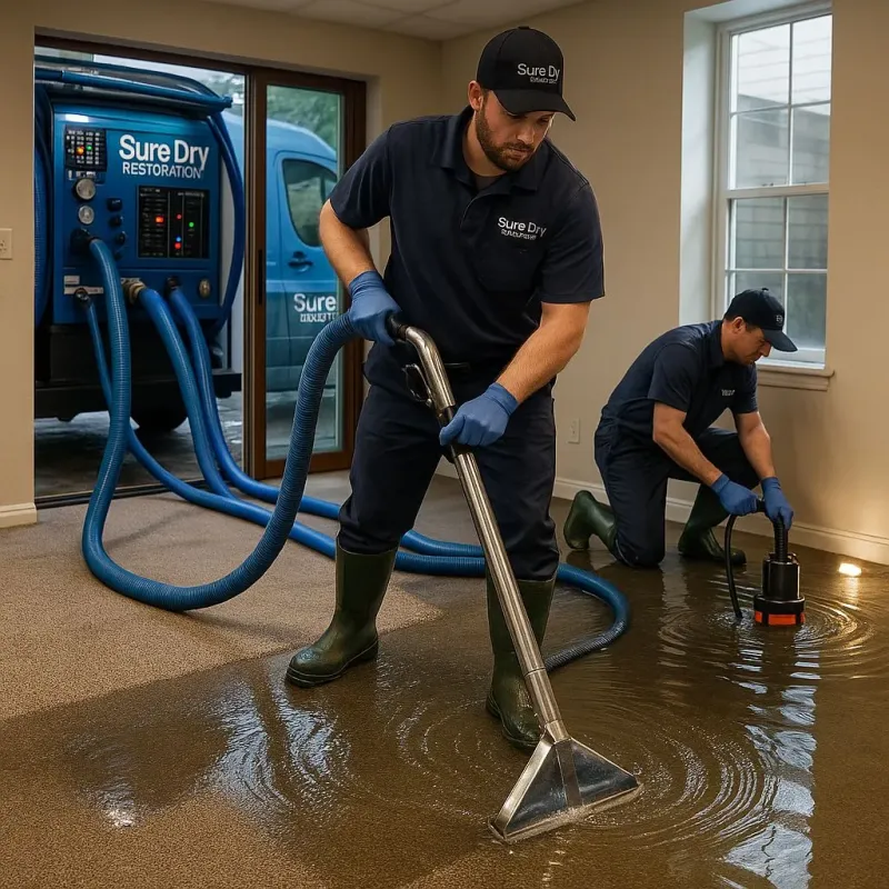 Water Extraction and Removal process in Cookeville, TN